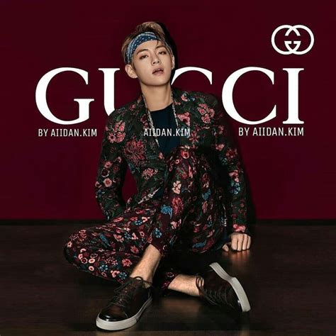 bts v gucci black and white